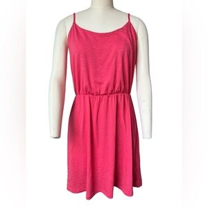 Old Navy pink spaghetti strap dress  -Size Medium